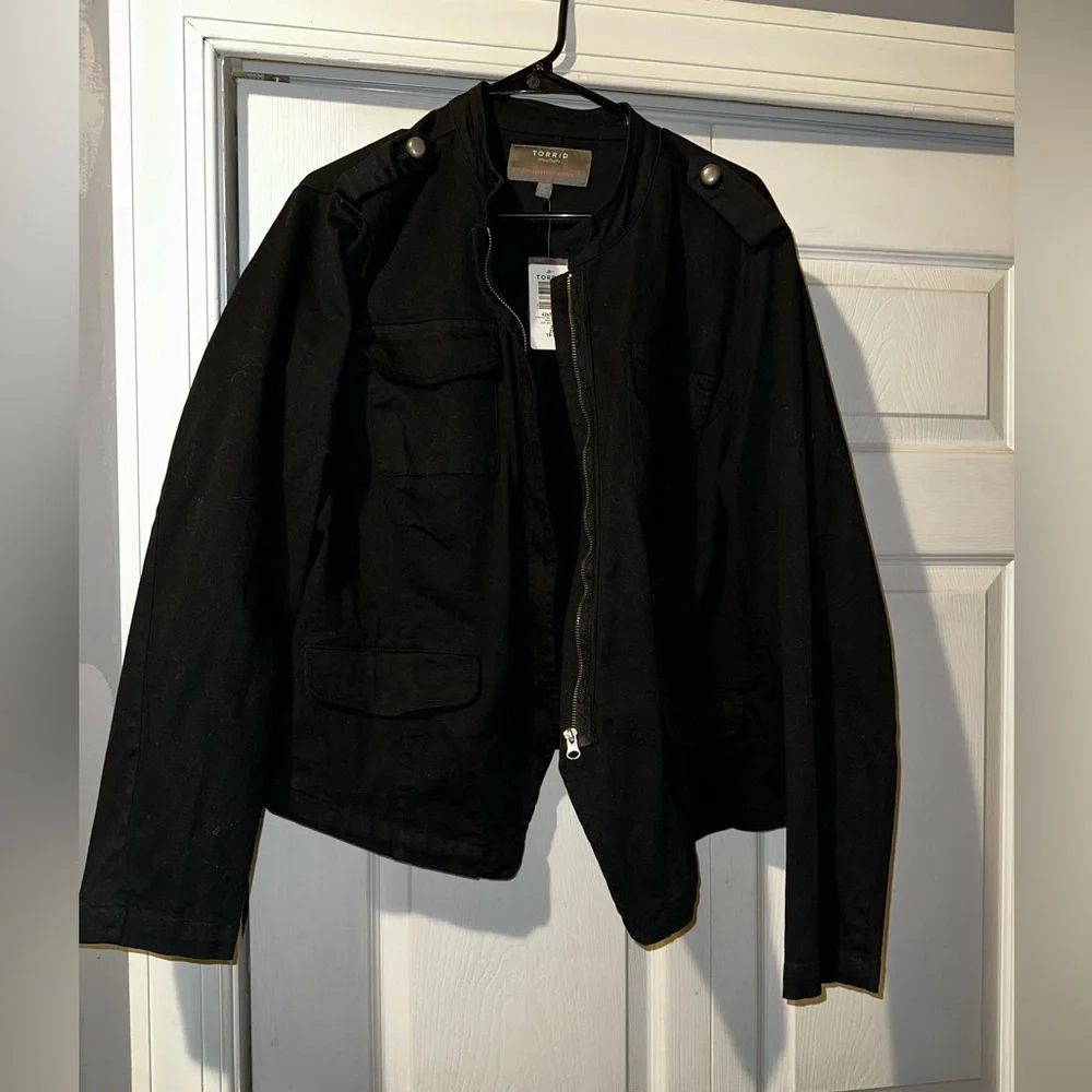 Torrid Black Military Jacket - Picture 1 of 2
